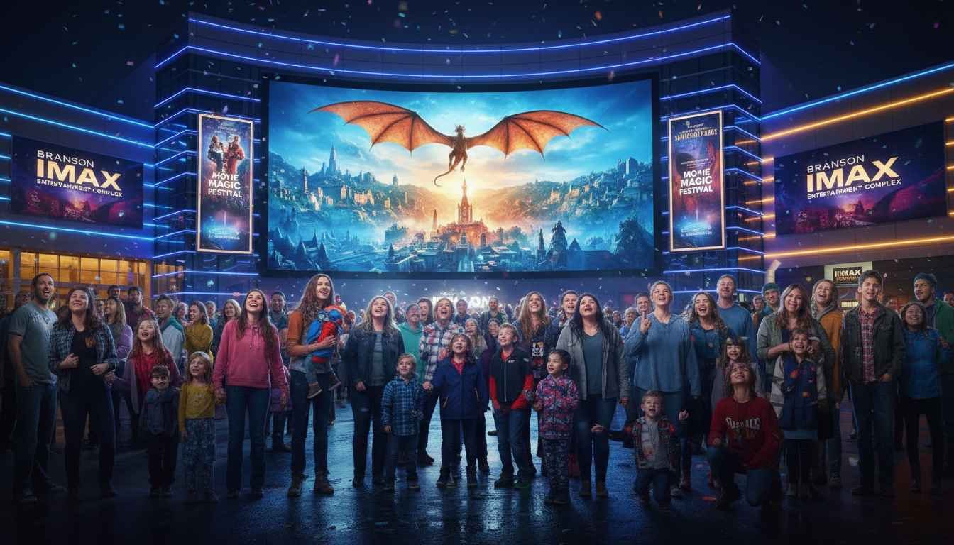 branson's imax entertainment complex events