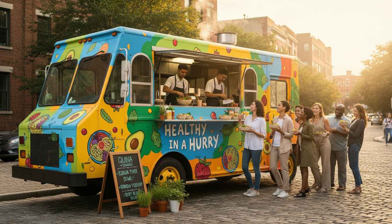 healthy in a hurry food truck